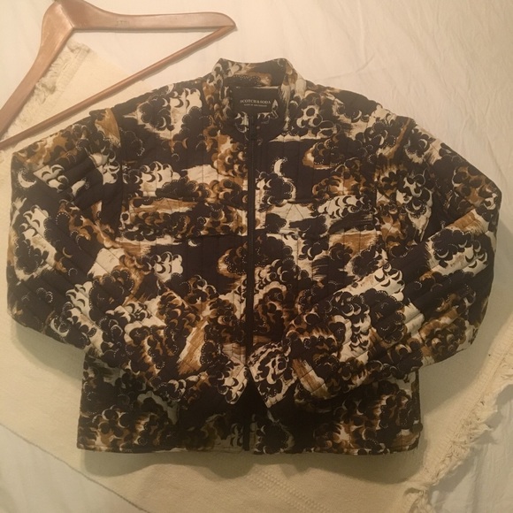 Quilted cotton Scotch & Soda bomber jacket - Picture 1 of 9